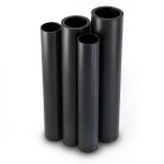 مواسير HDPE PE 100 ضغط 16 بار قطر 400 مم سمك 36.3 مم لون أسود