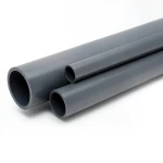 UPVC Pipes 6 Inch Thickness 6.6 mm Dark Gray, Pressure 9 Bar
