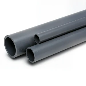 UPVC Pipes 6 Inch Nominal Pressure 12 Bar Thickness 8.8 mm Dark Gray