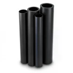 HDPE Pipes PE 100 Pressure 16 Bar Outside Diameter 450 mm Thickness 40.9 mm Black