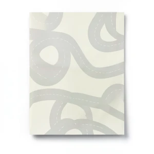 British Youth and Children Wallpaper 10m x 0.53m Pale Beige Gray, Model 72599