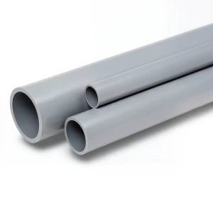 مواسير UPVC مقاس 6 إنش سمك 3.1 مم لون رمادي