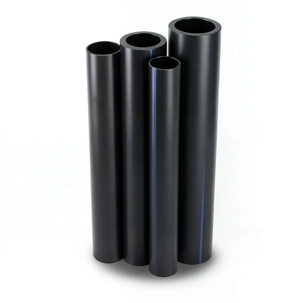 مواسير HDPE PE 100 ضغط 16 بار قطر خارجي 560 مم سمك 50.8 مم لون أسود