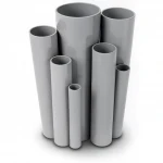 UPVC Pipes  Modern Technology Nominal Pressure 2.5 Bar Outside Diameter 160 mm Thickness 1.8 mm Gray Colour
