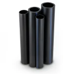 أنابيب HDPE PE 100 ضغط 16 بار قطر خارجي 800 مم سمك 72.6 مم لون أسود