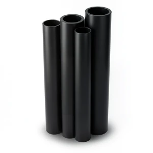 أنابيب HDPE PE 100 ضغط 16 بار قطر خارجي 900 مم سمك 81.7 مم لون أسود