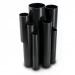 UPVC Pipes Modern Technology Nominal Pressure 4 Bar Size 160 mm Thickness 3.2 mm Black Colour