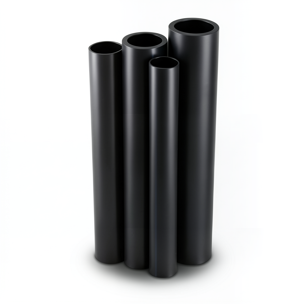 أنابيب HDPE PE 100 ضغط 16 بار قطر خارجي 1000 مم سمك 90.2 مم لون أسود