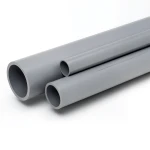 UPVC Pipes 4 Inch Thickness 2.3 mm Gray Colour