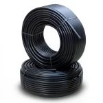 أنابيب HDPE الراجحي PE 63 ضغط 15.9 بار قطر 40 مم سمك 5.5 مم أسود