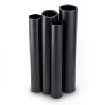 مواسير HDPE PE 80 ضغط 12.5 بار قطر خارجي 200 مم سمك 18.2 مم لون أسود