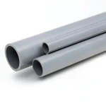 مواسير UPVC مقاس 6 إنش سمك 3.1 مم لون رمادي