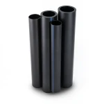 HDPE Pipes PE 100 Pressure 16 Bar 400 mm Diameter 36.3 mm Thickness Black