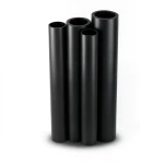 مواسير HDPE PE 100 ضغط 16 بار قطر خارجي 450 مم سمك 40.9 مم لون أسود