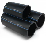 أنابيب HDPE السعودي  PE 100 ضغط 10 بار قطر خارجي 630 مم سمك 37.4 مم لون اسود