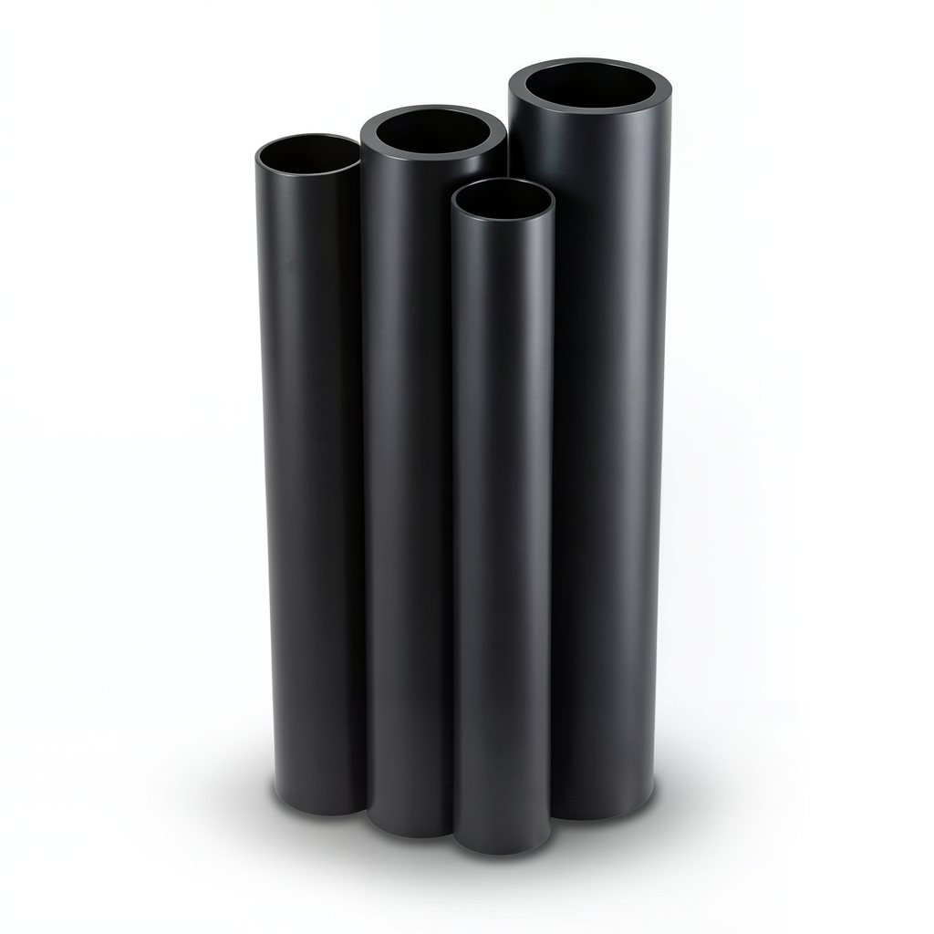 مواسير HDPE الراجحي PE 100 ضغط 16 بار قطر خارجي 500 مم سمك 45.4 مم لون أسود