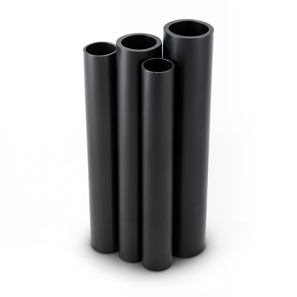 مواسير HDPE PE 100 ضغط 16 بار قطر خارجي 560 مم سمك 50.8 مم لون أسود
