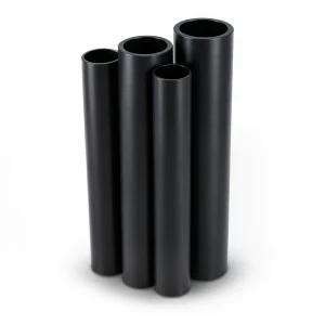 مواسير HDPE PE 100 ضغط 16 بار قطر خارجي 180 مم سمك 16.4 مم لون أسود