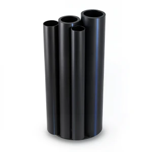 مواسير HDPE الراجحي PE 100 ضغط 16 بار قطر 630 مم سمك 57.2 مم أسود