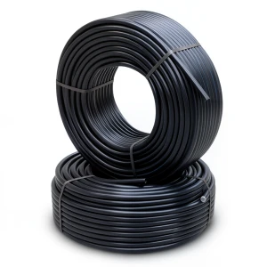 أنابيب HDPE PE 63 ضغط 15.9 بار قطر 32 مم سمك 4.4 مم أسود
