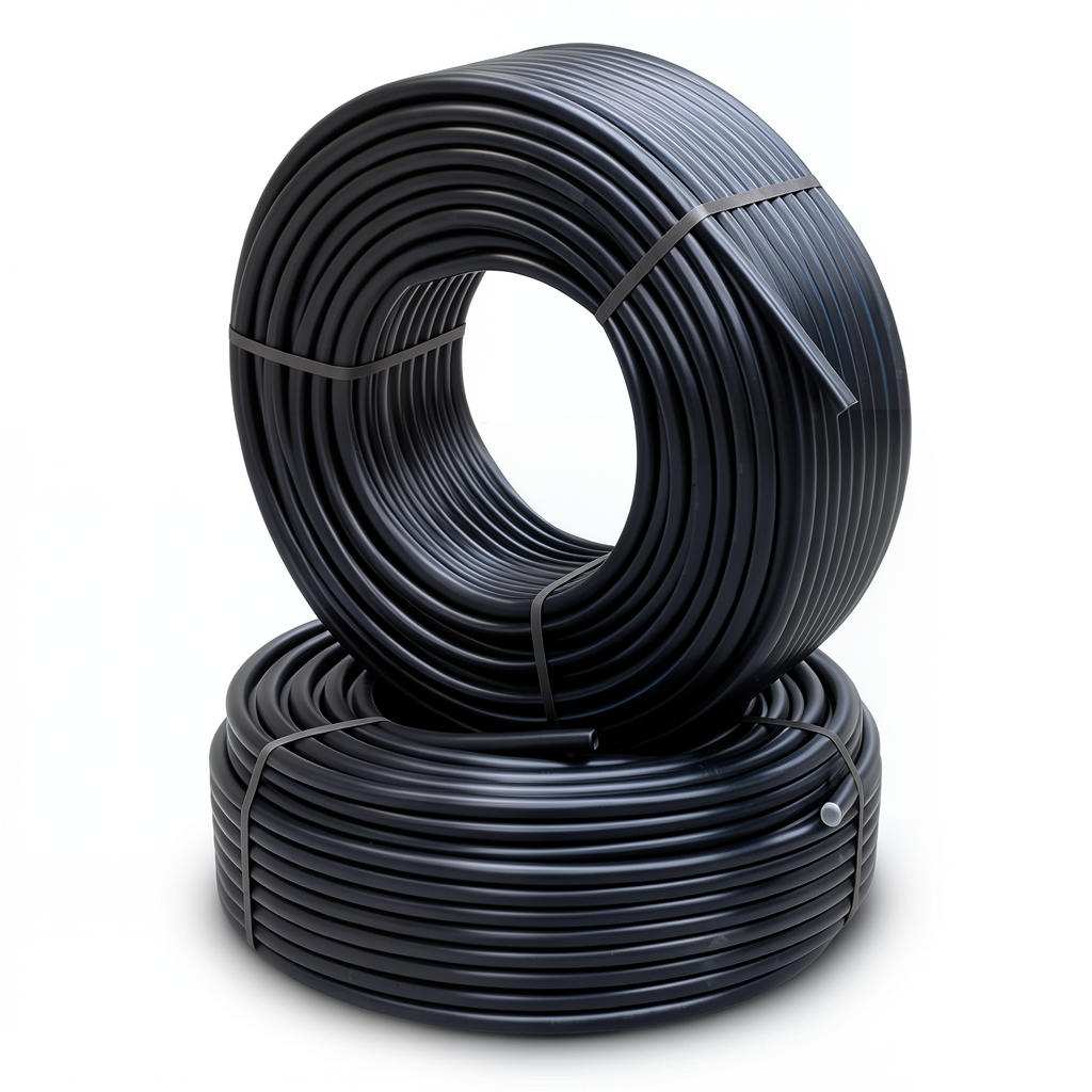 HDPE Pipes PE 63 Pressure 15.9 Bar Diameter 32 mm Thickness 4.4 mm Black