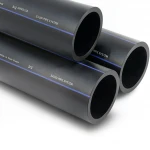أنابيب HDPE السعودي PE 100 ضغط 16 بار قطر خارجي 500 مم سمك 45.4 مم لون اسود