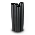 HDPE Pipes PE 80 Pressure 12.5 Bar Outside Diameter 200 mm Thickness 18.2 mm Black