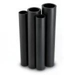 مواسير HDPE PE 100 ضغط 16 بار قطر خارجي 200 مم سمك 18.2 مم لون أسود