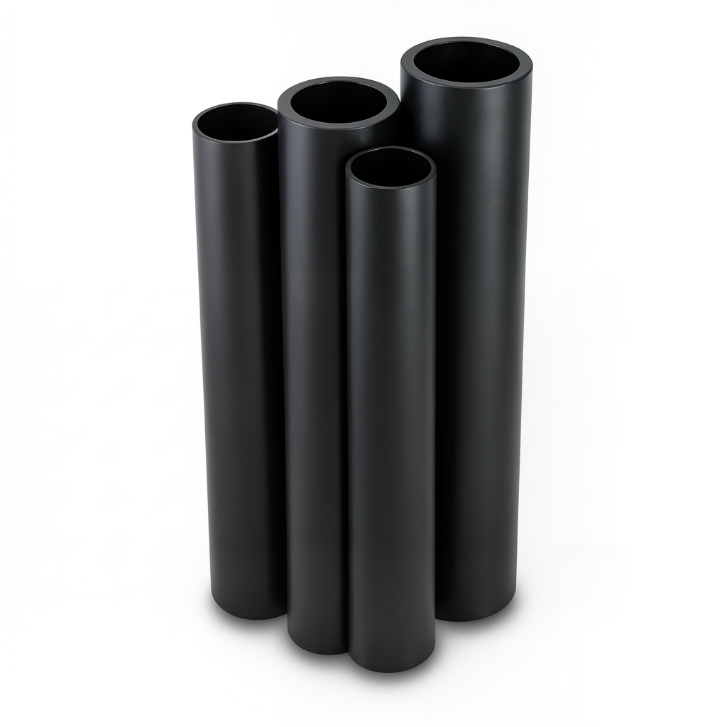 مواسير HDPE الراجحي PE 80 ضغط 12.5 بار قطر خارجي 225 مم سمك 20.5 مم لون اسود