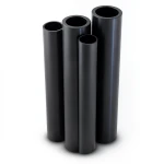 مواسير HDPE PE 100 ضغط 16 بار قطر خارجي 315 مم سمك 28.6 مم لون أسود