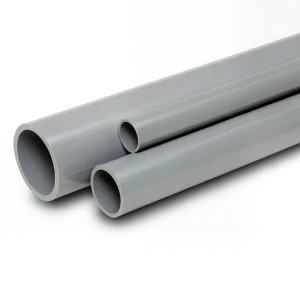 مواسير UPVC مقاس ¼ 1 إنش سمك 1.78 مم لون رمادي