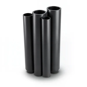 مواسير HDPE PE 100 ضغط 16 بار قطر خارجي 450 مم سمك 40.9 مم لون أسود