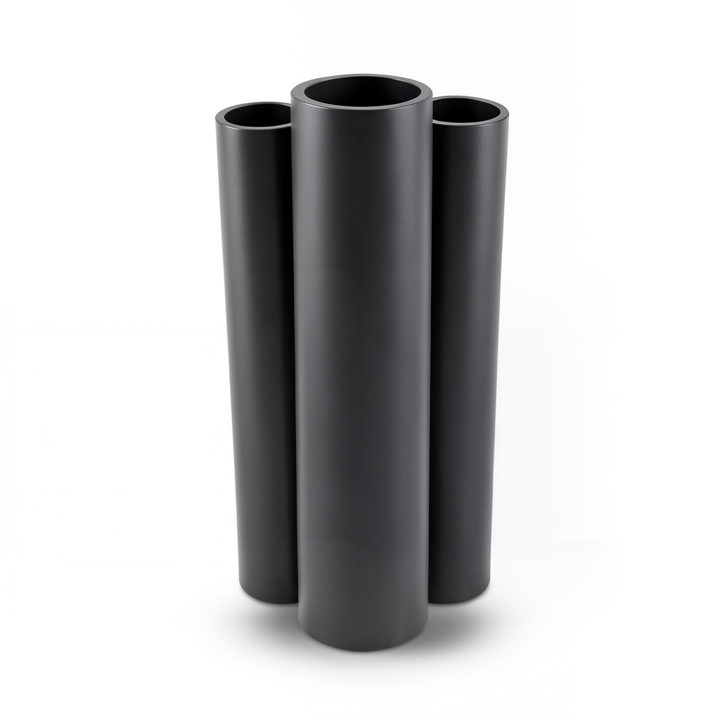 مواسير HDPE الراجحي PE 100 ضغط 16 بار قطر خارجي 500 مم سمك 45.4 مم لون أسود