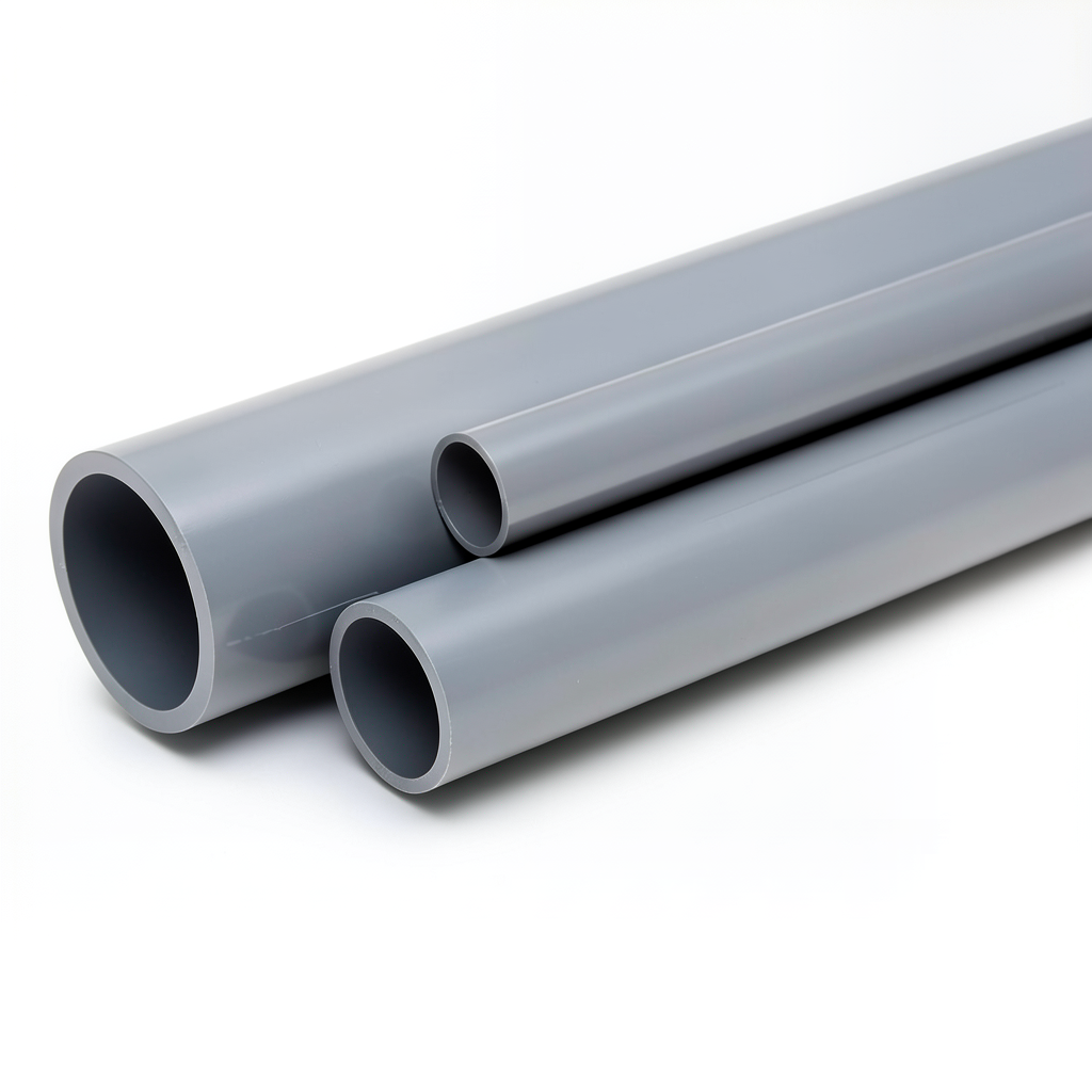 UPVC Pipes 3 Inch Thickness 3.18 mm Gray Colour