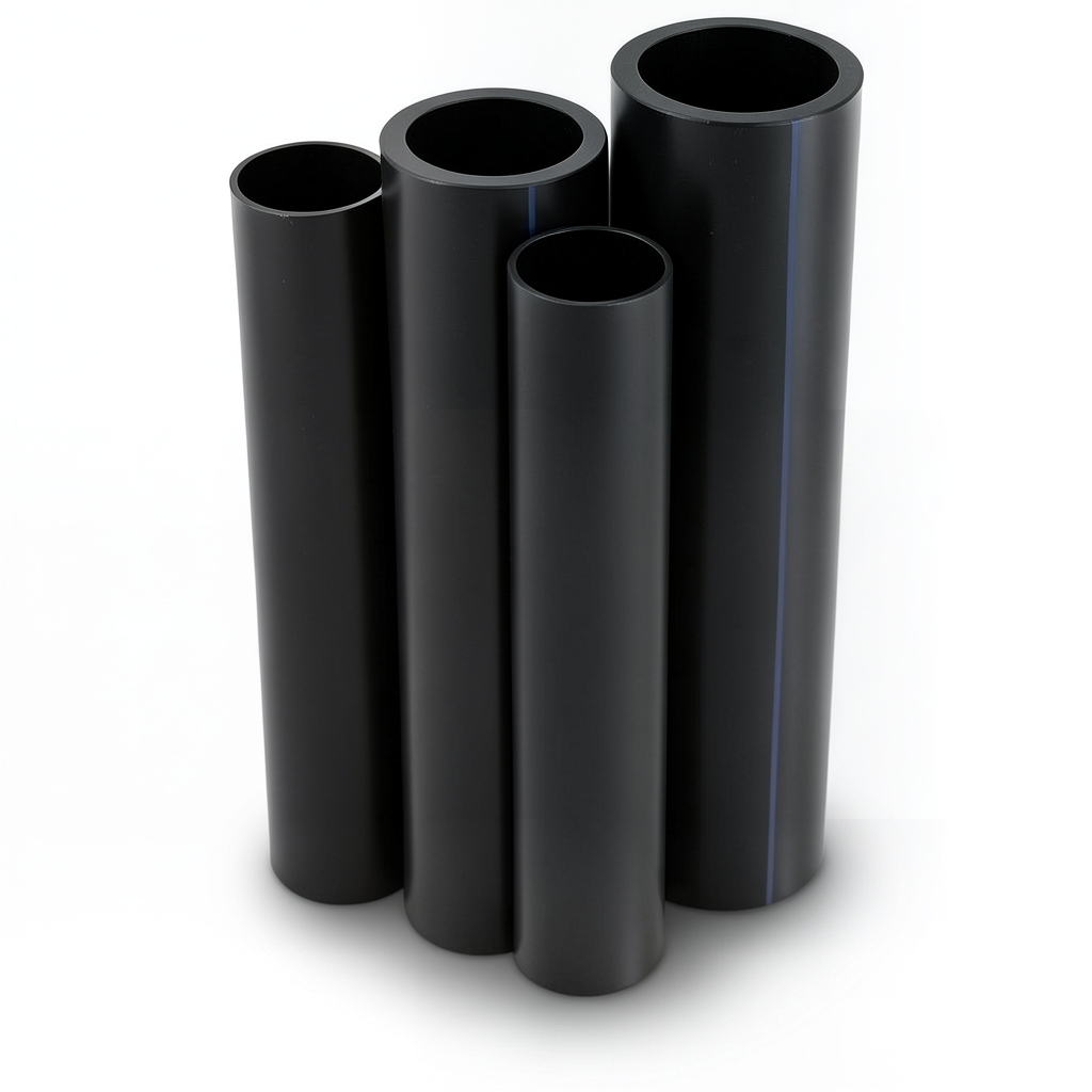 مواسير HDPE PE 100 ضغط 16 بار قطر خارجي 560 مم سمك 50.8 مم لون أسود