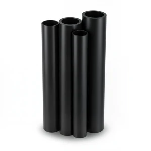 مواسير HDPE الراجحي PE 100 ضغط 16 بار قطر 630 مم سمك 57.2 مم أسود