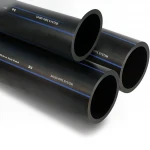 مواسير HDPE من انظمة الأنابيب السعودى PE 100 ضغط 1 بار قطر خارجي 560 مم سمك 50.8 مم لون اسود