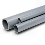 مواسير UPVC جدول 40 مقاس ¾ إنش سمك 2.87 مم لون رمادي