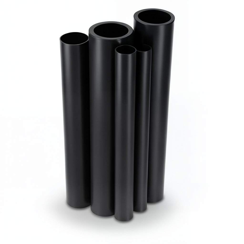 أنابيب HDPE الراجحي PE 100 ضغط 16 بار قطر خارجي 710 مم سمك 64.5 مم أسود