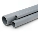 مواسير UPVC الوطني جدول 40 مقاس 1 إنش سمك 3.38 مم لون رمادي