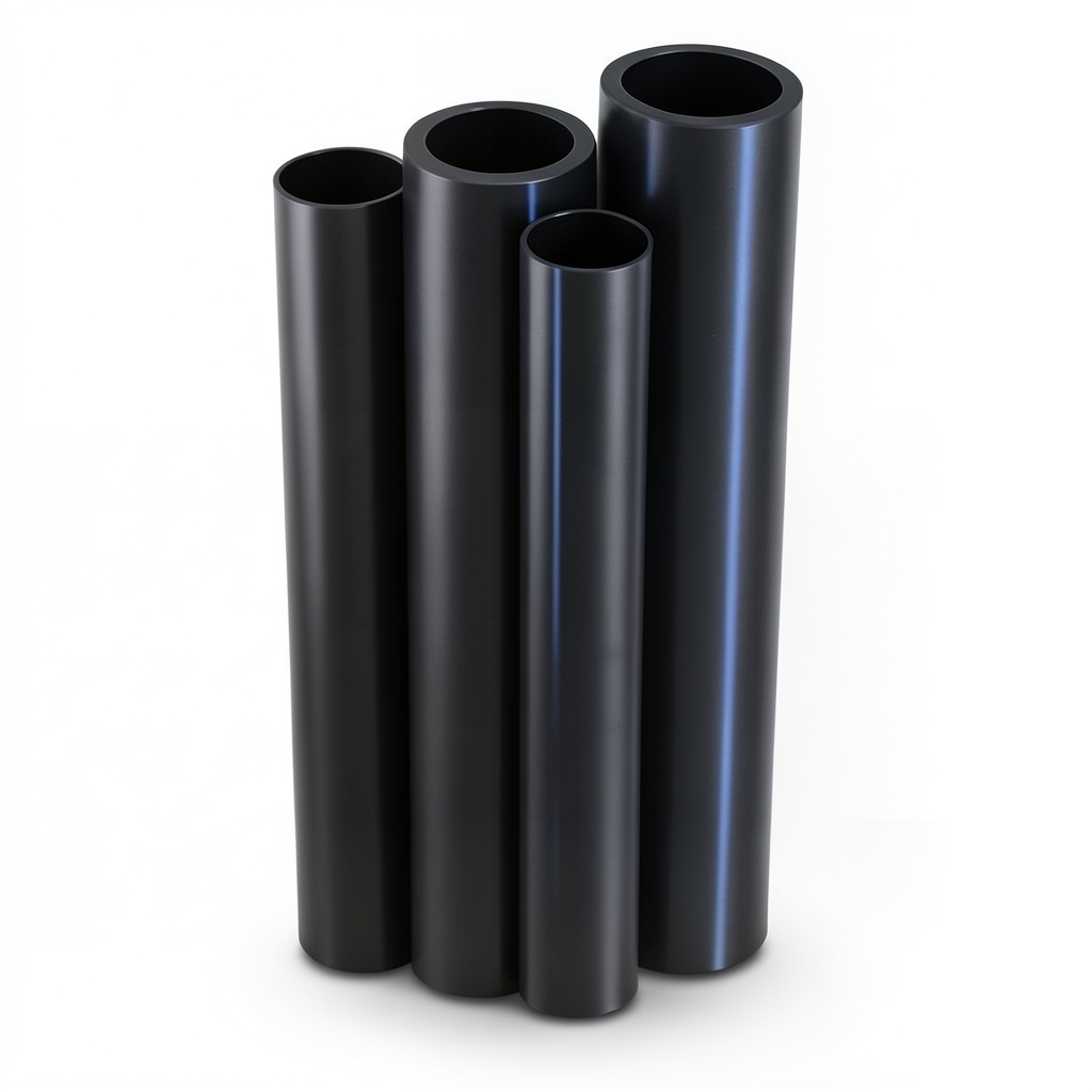 أنابيب HDPE PE 100 ضغط 16 بار قطر خارجي 800 مم سمك 72.6 مم لون أسود
