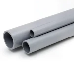 مواسير UPVC الوطني جدول 40 مقاس 4 إنش سمك 6.02 مم لون رمادي
