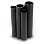 مواسير HDPE PE 100 ضغط 16 بار قطر 225 مم سمك 20.5 مم لون أسود