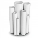 مواسير UPVC التقنية العصرية ضغط 4  بار  قطر خارجي 500 مم سمك 9.8 مم لون أبيض