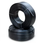 أنابيب HDPE PE 63 ضغط 10 بار قطر خارجي 40 مم سمك 3.7 مم لون أسود