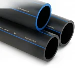 SPS HDPE Pipes  PE 100 Pressure 16 Bar Outside Diameter 630 mm Thickness 57.2 mm Color Black