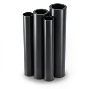 Al-Rajhi HDPE Pipes PE 80 Pressure 12.5 Bar OD 250 mm Thickness 22.7 mm Black