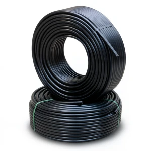 أنابيب HDPE PE 63 ضغط 10 بار قطر 50 مم سمك 4.6 مم لون أسود