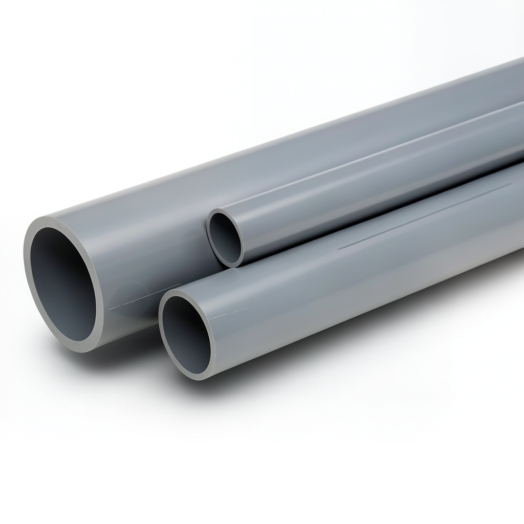 UPVC Pipes 1 Inch Thickness 1.52 mm Gray Color