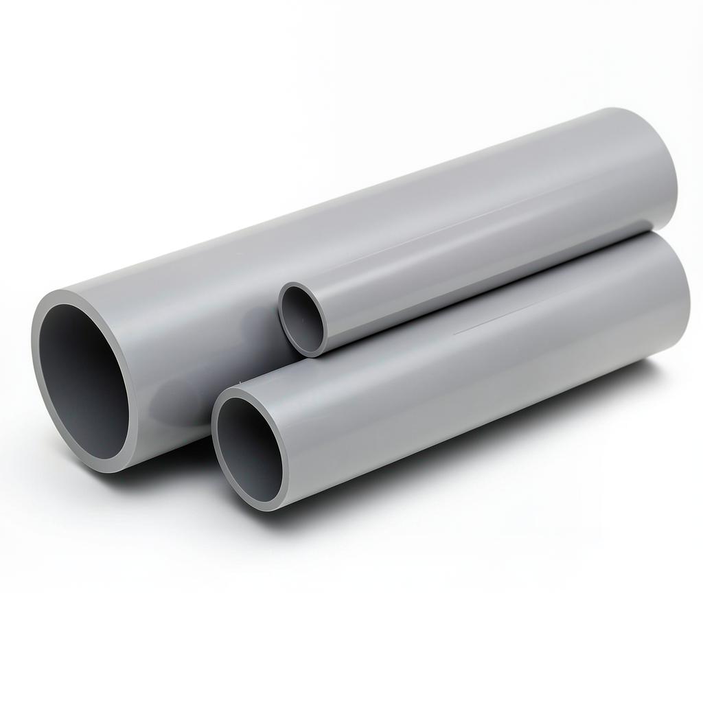 UPVC Pipes 3 Inch Thickness 3.18 mm Gray Colour